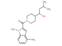 1-{1-[(1,4-dimethyl-1H-indol-2-yl)carbonyl]-4-piperidinyl}-3-methyl-1-butanol