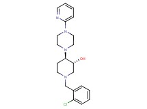 (3R*,4R*)-1-(2-chlorobenzyl)-4-[4-(2-pyridinyl)-1-piperazinyl]-3-piperidinol