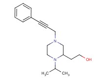 2-[1-isopropyl-4-(3-phenyl-2-propyn-1-yl)-2-piperazinyl]ethanol