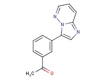 1-(3-imidazo[1,2-b]pyridazin-3-ylphenyl)ethanone