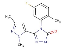 5-(1,3-dimethyl-1H-pyrazol-5-yl)-4-(5-fluoro-2-methylphenyl)-2,4-dihydro-3H-1,2,4-triazol-3-one