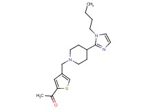 1-(4-{[4-(1-butyl-1H-imidazol-2-yl)-1-piperidinyl]methyl}-2-thienyl)ethanone