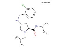 (4R)-4-[(2-chlorobenzyl)amino]-1-isobutyl-N-isopropyl-L-prolinamide