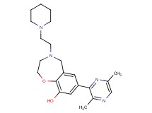 7-(3,6-dimethylpyrazin-2-yl)-4-(2-piperidin-1-ylethyl)-2,3,4,5-tetrahydro-1,4-benzoxazepin-9-ol