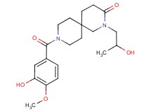 9-(3-hydroxy-4-methoxybenzoyl)-2-(2-hydroxypropyl)-2,9-diazaspiro[5.5]undecan-3-one