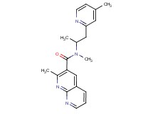 N,2-dimethyl-N-[1-methyl-2-(4-methylpyridin-2-yl)ethyl]-1,8-naphthyridine-3-carboxamide