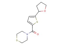 4-{[5-(tetrahydrofuran-2-yl)-2-thienyl]carbonyl}thiomorpholine