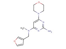 N~4~-(3-furylmethyl)-N~4~-methyl-6-morpholin-4-ylpyrimidine-2,4-diamine