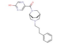 5-{[(1S*,5R*)-3-(3-phenylpropyl)-3,6-diazabicyclo[3.2.2]non-6-yl]carbonyl}pyrazin-2-ol