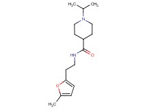 1-isopropyl-N-[2-(5-methyl-2-furyl)ethyl]-4-piperidinecarboxamide