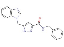 5-(1H-benzimidazol-1-ylmethyl)-N-benzyl-1H-pyrazole-3-carboxamide