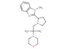 1-methyl-2-[1-(2-methyl-2-morpholin-4-ylpropyl)pyrrolidin-2-yl]-1H-benzimidazole