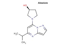 (3S)-1-(5-isopropylpyrazolo[1,5-a]pyrimidin-7-yl)-3-pyrrolidinol