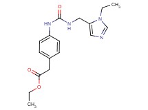 ethyl {4-[({[(1-ethyl-1H-imidazol-5-yl)methyl]amino}carbonyl)amino]phenyl}acetate
