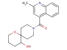 9-[(2-methylquinolin-4-yl)carbonyl]-1-oxa-9-azaspiro[5.5]undecan-5-ol