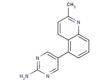 5-(2-methylquinolin-5-yl)pyrimidin-2-amine