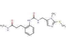 N-methyl-3-(2-{[({[1-methyl-2-(methylthio)-1H-imidazol-5-yl]methyl}amino)carbonyl]amino}phenyl)propanamide