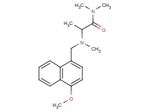 2-[[(4-methoxy-1-naphthyl)methyl](methyl)amino]-N,N-dimethylpropanamide
