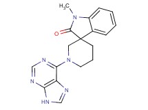1-methyl-1'-(9H-purin-6-yl)spiro[indole-3,3'-piperidin]-2(1H)-one
