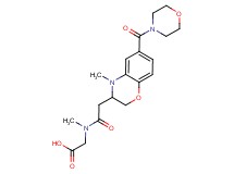 (methyl{[4-methyl-6-(morpholin-4-ylcarbonyl)-3,4-dihydro-2H-1,4-benzoxazin-3-yl]acetyl}amino)acetic acid