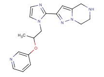 2-{1-[2-(3-pyridinyloxy)propyl]-1H-imidazol-2-yl}-4,5,6,7-tetrahydropyrazolo[1,5-a]pyrazine dihydrochloride