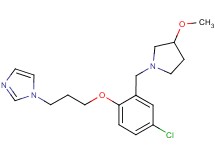 1-(3-{4-chloro-2-[(3-methoxypyrrolidin-1-yl)methyl]phenoxy}propyl)-1H-imidazole