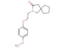 2-[2-(4-methoxyphenoxy)ethyl]-2-azaspiro[4.4]nonan-3-one