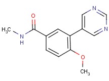 4-methoxy-N-methyl-3-pyrimidin-5-ylbenzamide