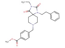 methyl 4-{[3-ethyl-2,4-dioxo-1-(2-phenylethyl)-1,3,8-triazaspiro[4.5]dec-8-yl]methyl}benzoate
