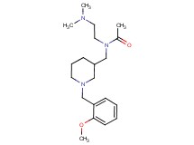 N-[2-(dimethylamino)ethyl]-N-{[1-(2-methoxybenzyl)piperidin-3-yl]methyl}acetamide