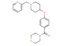 4-(4-{[1-(2-pyridinylmethyl)-4-piperidinyl]oxy}benzoyl)thiomorpholine
