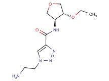 1-(2-aminoethyl)-N-[(3S*,4R*)-4-ethoxytetrahydrofuran-3-yl]-1H-1,2,3-triazole-4-carboxamide