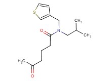 N-isobutyl-5-oxo-N-(3-thienylmethyl)hexanamide