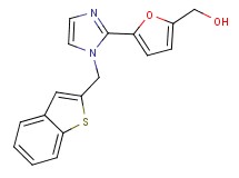 {5-[1-(1-benzothien-2-ylmethyl)-1H-imidazol-2-yl]-2-furyl}methanol