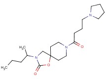 3-(1-methylbutyl)-8-(4-pyrrolidin-1-ylbutanoyl)-1-oxa-3,8-diazaspiro[4.5]decan-2-one