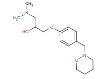 1-(dimethylamino)-3-[4-(1,2-oxazinan-2-ylmethyl)phenoxy]-2-propanol