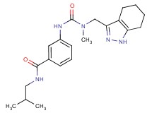 N-isobutyl-3-({[methyl(4,5,6,7-tetrahydro-1H-indazol-3-ylmethyl)amino]carbonyl}amino)benzamide