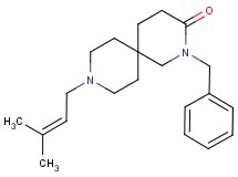 2-benzyl-9-(3-methylbut-2-en-1-yl)-2,9-diazaspiro[5.5]undecan-3-one
