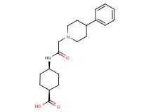 cis-4-{[(4-phenyl-1-piperidinyl)acetyl]amino}cyclohexanecarboxylic acid