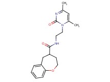 N-[2-(4,6-dimethyl-2-oxopyrimidin-1(2H)-yl)ethyl]-2,3,4,5-tetrahydro-1-benzoxepine-4-carboxamide