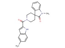 1-methyl-1'-[(5-methyl-1H-indol-2-yl)carbonyl]spiro[indole-3,4'-piperidin]-2(1H)-one