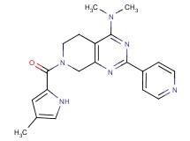 N,N-dimethyl-7-[(4-methyl-1H-pyrrol-2-yl)carbonyl]-2-pyridin-4-yl-5,6,7,8-tetrahydropyrido[3,4-d]pyrimidin-4-amine