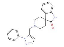 1'-[(1-phenyl-1H-pyrazol-5-yl)methyl]spiro[indole-3,4'-piperidin]-2(1H)-one
