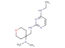 N~2~-{[4-(dimethylamino)tetrahydro-2H-pyran-4-yl]methyl}-N~4~-ethylpyrimidine-2,4-diamine