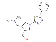 [(3R*,4R*)-4-[(dimethylamino)methyl]-1-(5-phenyl-1,3,4-thiadiazol-2-yl)pyrrolidin-3-yl]methanol