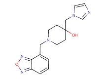 1-(2,1,3-benzoxadiazol-4-ylmethyl)-4-(1H-imidazol-1-ylmethyl)piperidin-4-ol