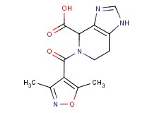 5-[(3,5-dimethyl-4-isoxazolyl)carbonyl]-4,5,6,7-tetrahydro-1H-imidazo[4,5-c]pyridine-4-carboxylic acid
