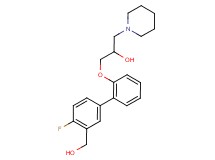 1-{[4'-fluoro-3'-(hydroxymethyl)biphenyl-2-yl]oxy}-3-piperidin-1-ylpropan-2-ol