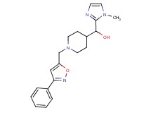 (1-methyl-1H-imidazol-2-yl){1-[(3-phenylisoxazol-5-yl)methyl]piperidin-4-yl}methanol