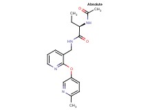 (2R)-2-(acetylamino)-N-({2-[(6-methylpyridin-3-yl)oxy]pyridin-3-yl}methyl)butanamide